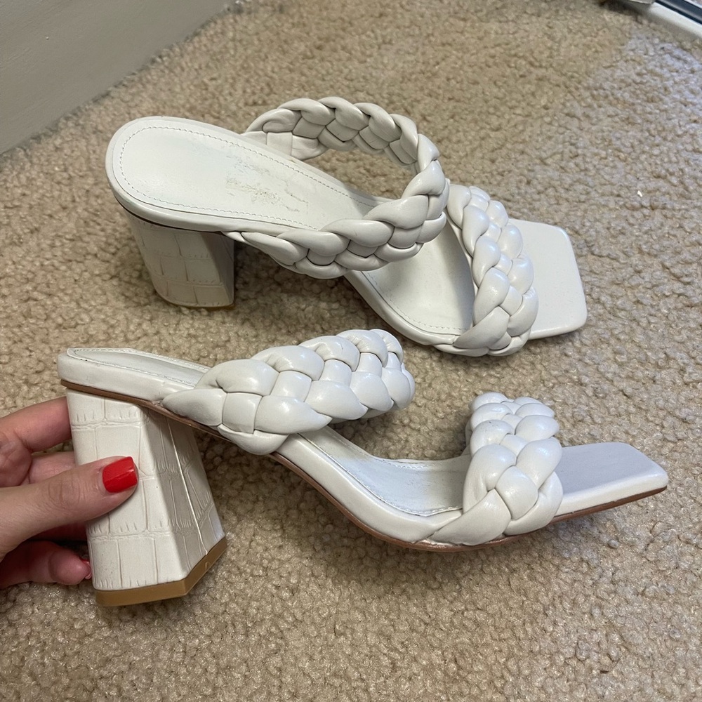 White Sandal Heels